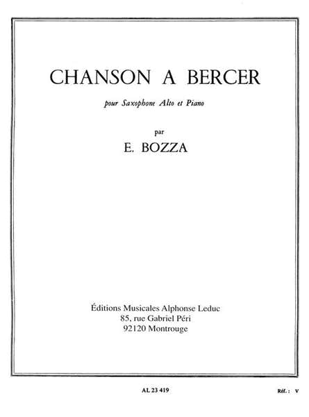 Chanson A Bercer