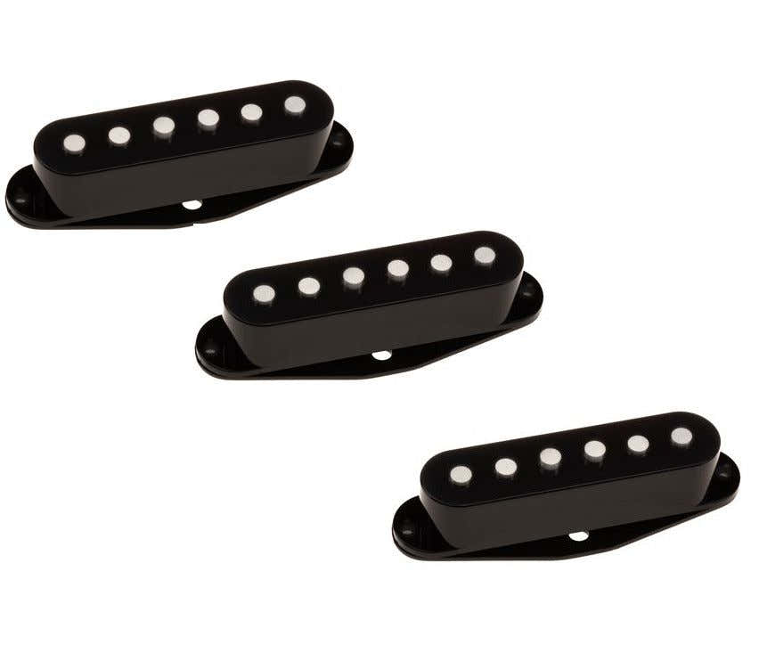 DM2001BK Abdeckung für Noiseless-Single-Coil-Set 3-teilig Schwarz