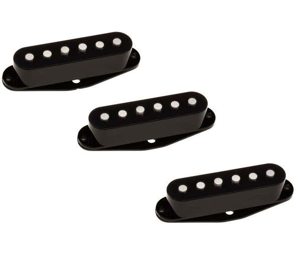 DM2001BK Abdeckung für Noiseless-Single-Coil-Set 3-teilig Schwarz