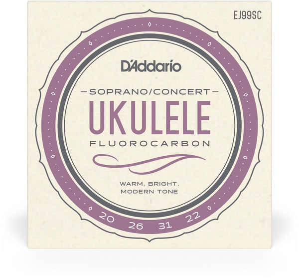 D'ADDARIO STRINGS FOR UKULELE EJ99SC PRO-ARTE CARBON SOPRANO / CONCERT