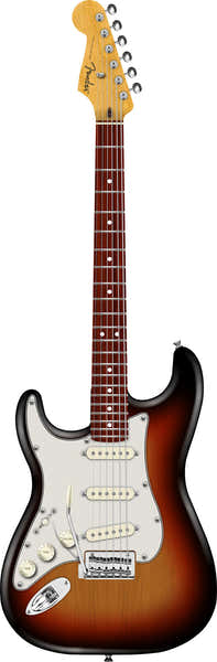 Fender Stratocaster LH Player II RW 3-Farben-Sunburst
