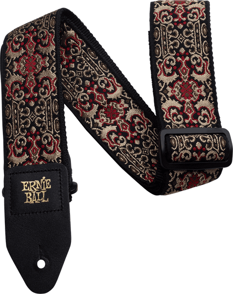 Ernie Ball JACQUARD GIRTH WITH GOLD LOUVER
