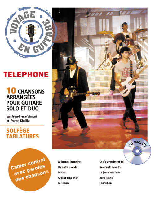 Telephone - Reise auf der Gitarre + CD - Gitarrentabulatur