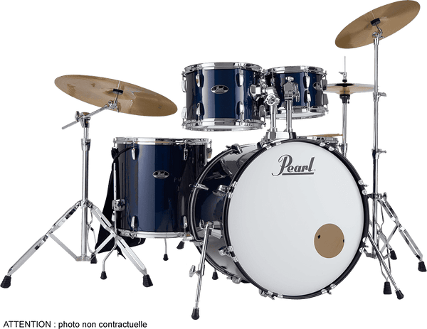 Pearl ROADSHOW STAGE 22 + B-50 ROYAL BLUE METALLIC + SOLAR CYMBALS