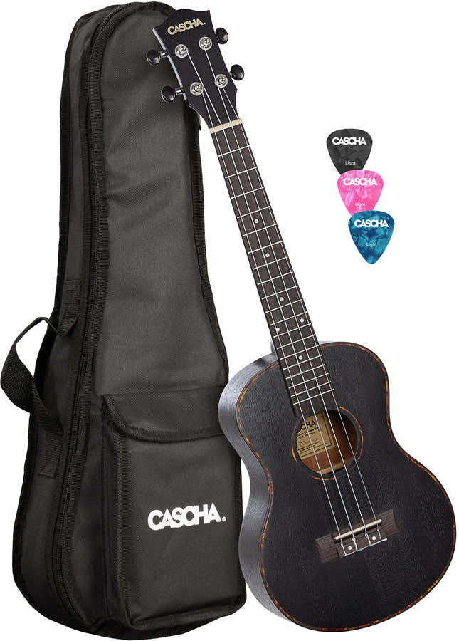 HH 2305L Tenor Mahagoni Schwarz Linkshänder