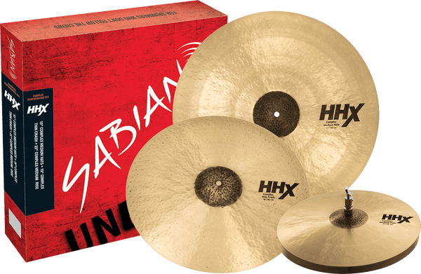 Sabian HHX Harmonisches Set Complex Performance Set 15005XCN +90 TAGE DRUMEO-TESTZUGANG