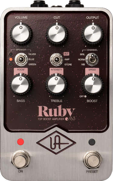 Universal Audio UAFX Ruby '63 Top-Boost-Verstärker