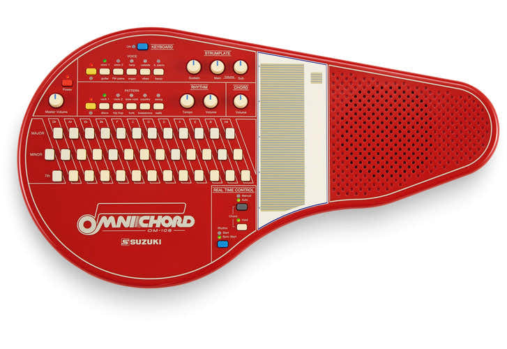 Omnichord OM-108 Rot