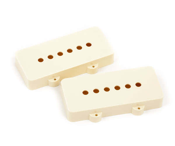 Tonabnehmerkappen Jazzmaster gealtertes Weiß (2)
