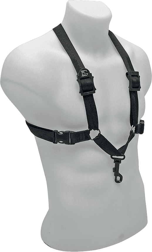 S43SH - ALTO / TENOR SAXOPHON MEN XL SIZE HARNESS (SNAP HOOK)