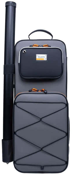 BAM Geigenetui 4/4 Compact Peak Performance - Schwarz/Grau