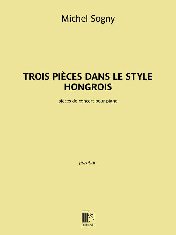 Trois pièces dans le style hongrois