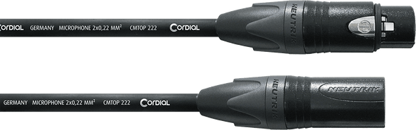 Cordial Mikrofonkabel XLR 10 M GOLD