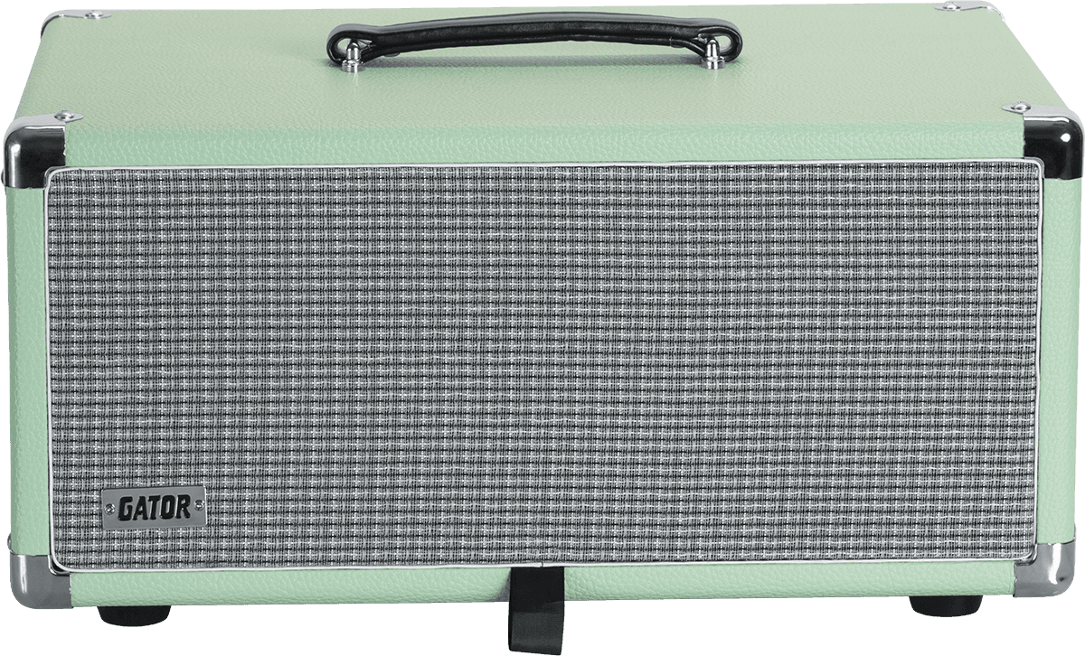 WOODEN RACK 4U VINTAGE AMP SURF GREEN