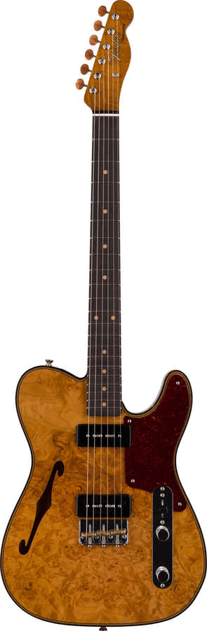 Telecaster Dual P90 Maple Burl NOS Aged Natural Artisan