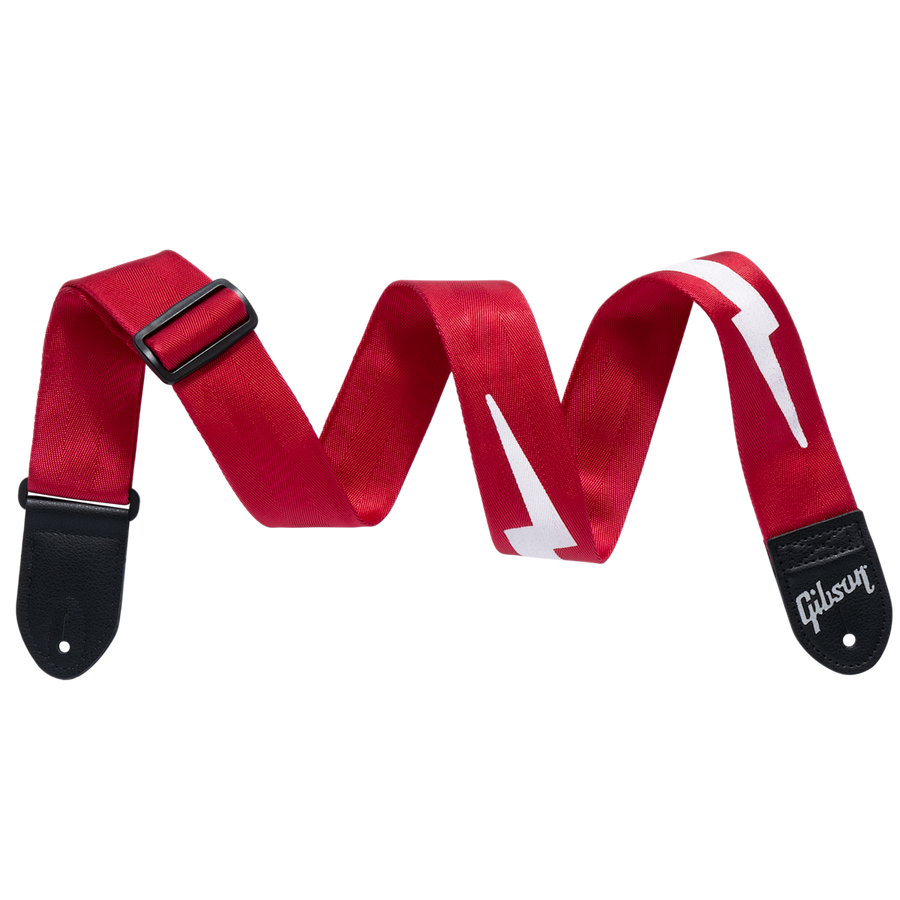 THE LIGHTNING BOLT SEATBELT RED