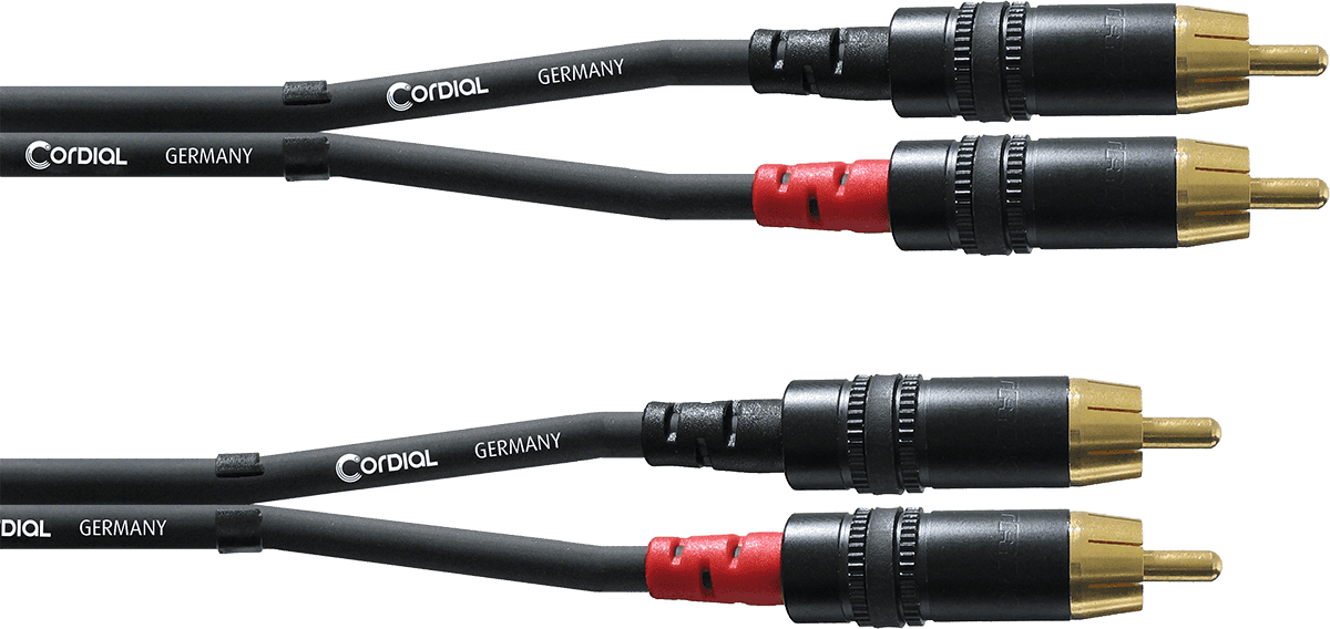 Audiokabel Doppel-RCA 60 CM