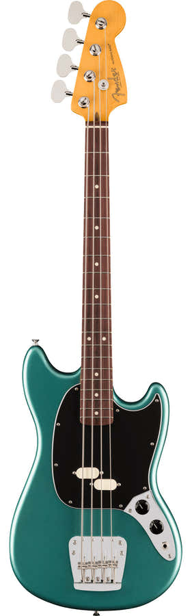 American Professional Classic Mustang Bass RW Verblasstes Sherwood Green Metallic