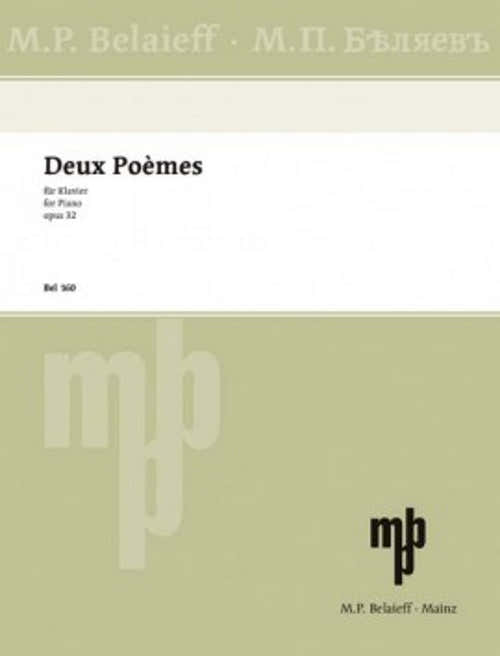 SKRJABIN A. - DEUX POEMES OP.32 - PIANO