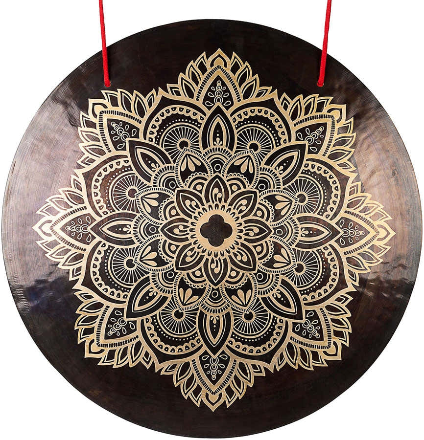 Wind Gong 24" Flower Mandala