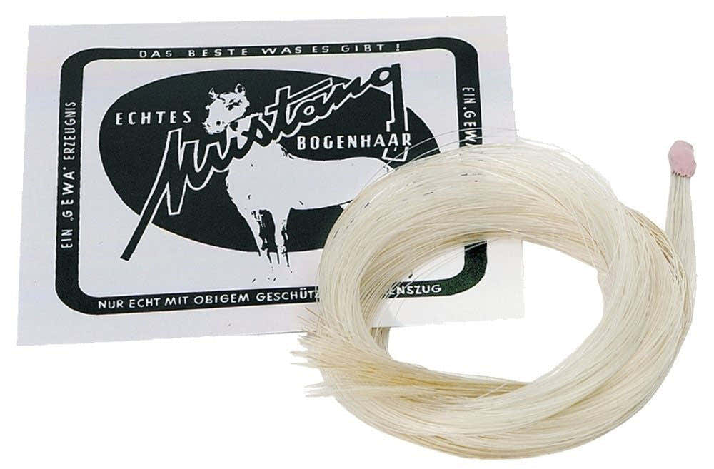 VIOLIN/VIOLA BOW HAIR MUSTANG SINGLE LAYER NORMAL STRENGTH