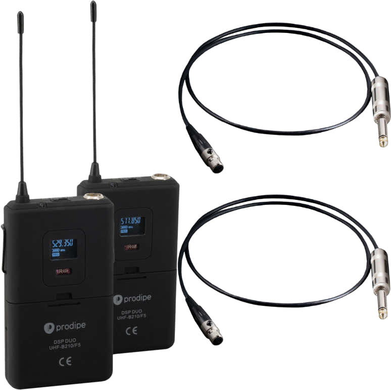 Set UHF DSP GB210 Duo Lanen