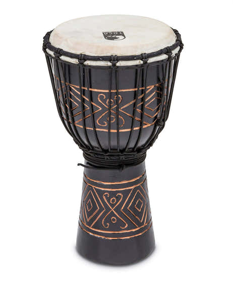Toca Djembe Street Series Mittel 10" X 20" Schwarzer Onyx