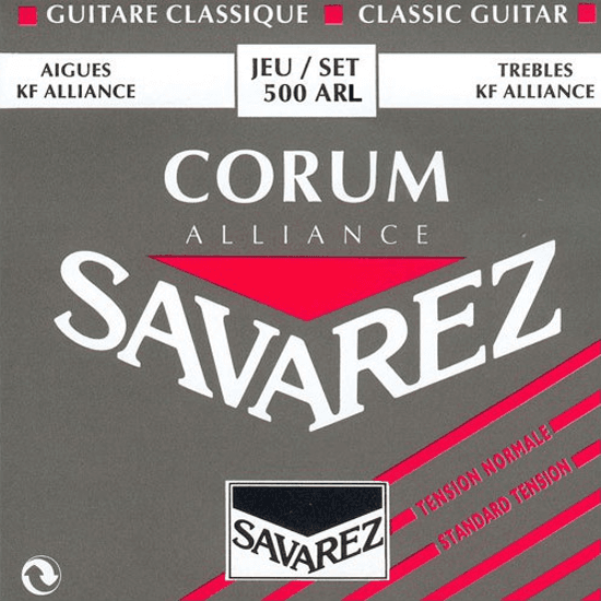 Klassische Saiten ALLIANCE-corum Satz Rot Lang
