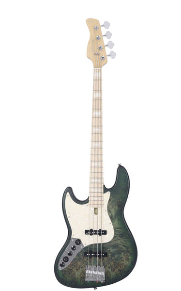 Er V7 Swamp Ash Reissue-4 Lh Tgr.S Transparentes Grün Satin