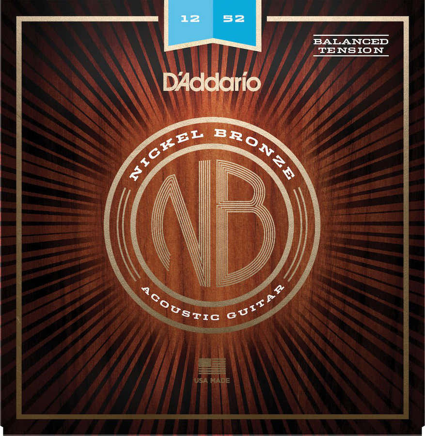ACOUSTIC GUITAR STRINGS NB1252BT NICKEL BRONZE VOLTAGE BALANCED LIGHT 12-52