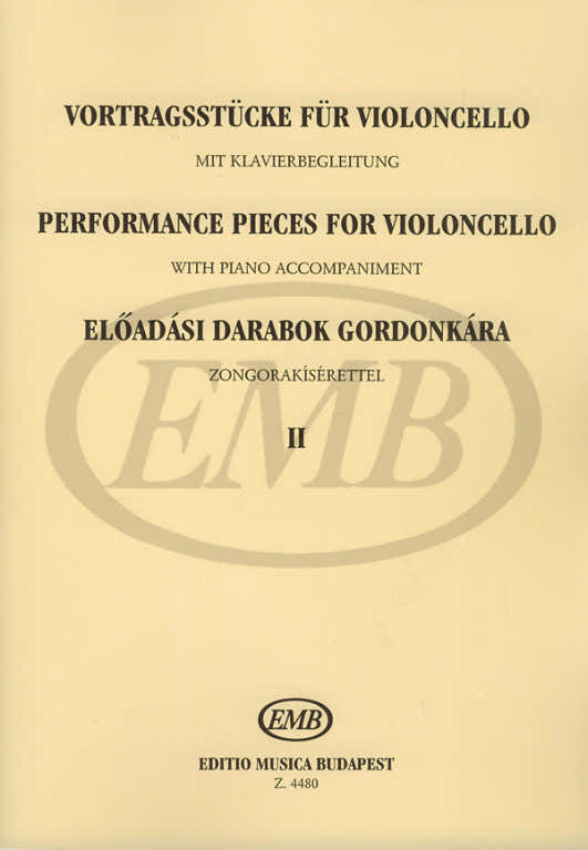 PERFORMANCE PIECES V2 - VIOLONCELLE ET PIANO