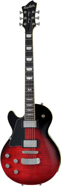 Hagstrom Super Swede Crimson Flame Linkshänder