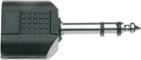 Klinke. Stereo Stecker/2 Klinke. Mono Buchse