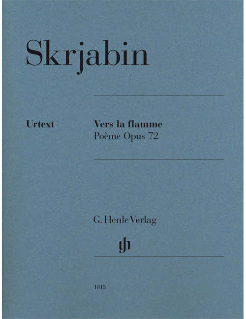 Scriabin A.n. - Vers La Flamme Op.72 - Klavier
