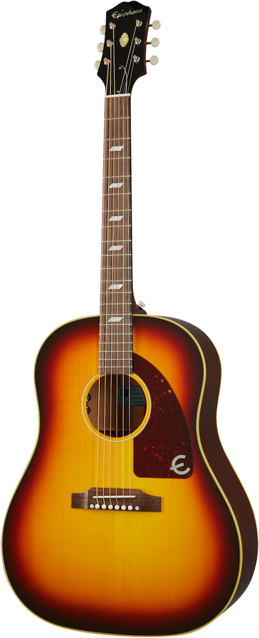 Original Round Shoulder Dreadnought Epiphone Usa Texan Vintage-Sunburst