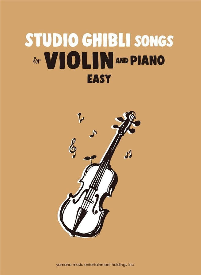 STUDIO GHIBLI SONGS FOR VIOLIN & PIANO - EASY