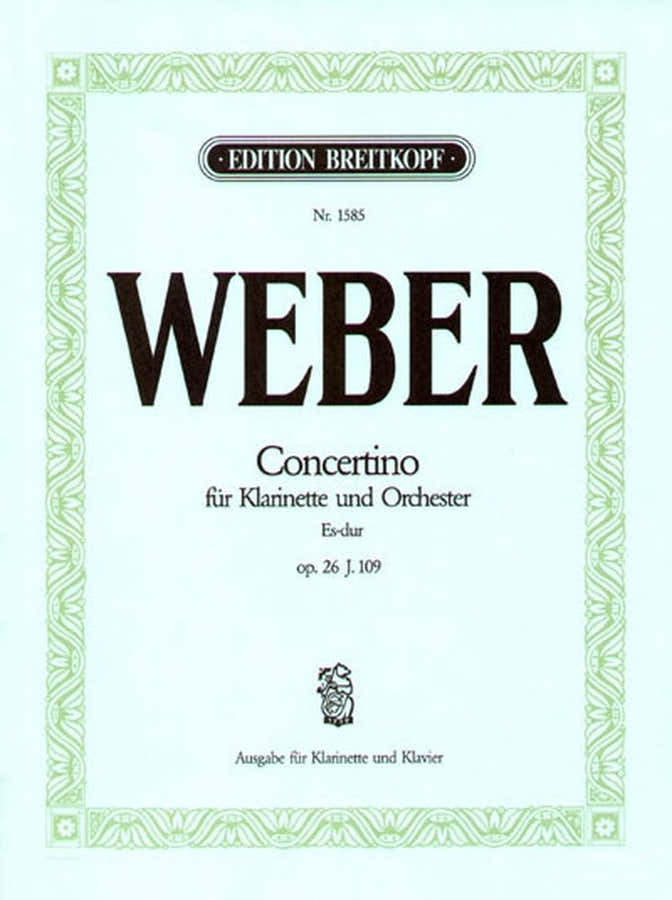 WEBER C.M.V. - CONCERTINO ES-DUR OP. 26