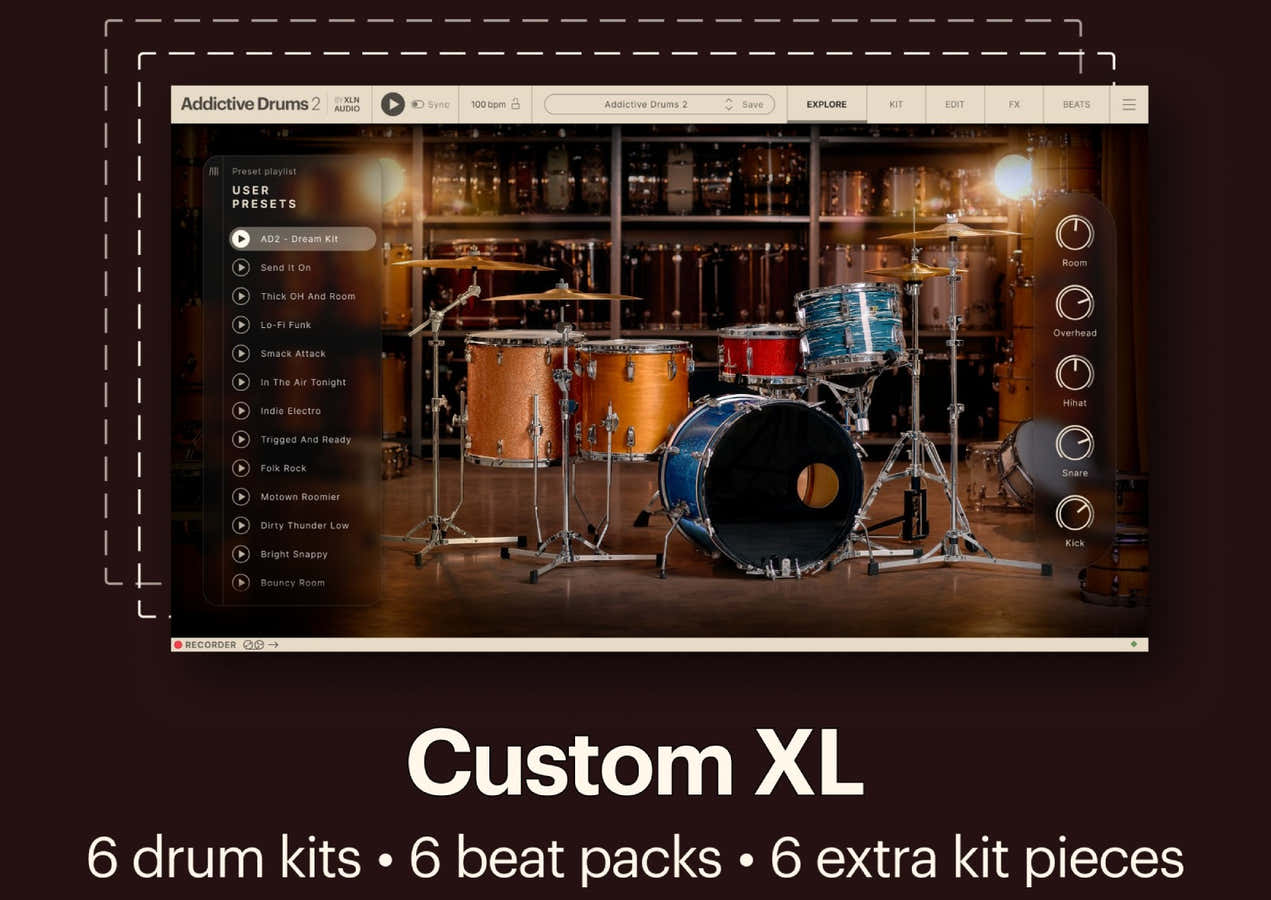 Addictive Drums 2 Custom XL-Kollektion