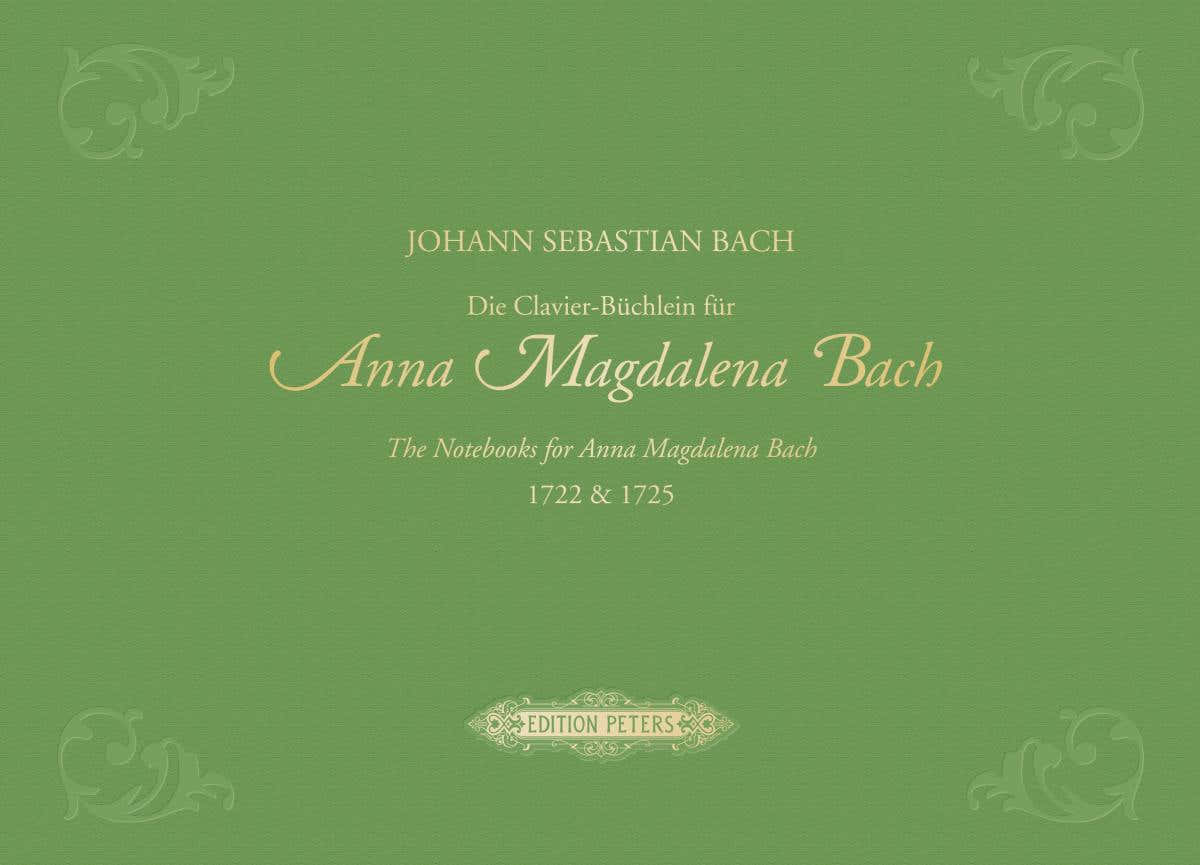 BACH J.S. - DIE CLAVIER-BUCHLEIN FUR ANNA MAGDALENA BACH 1722 & 1725 EDITION PREMIUM