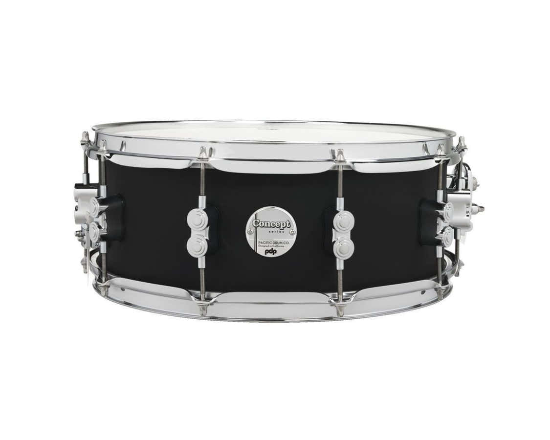 SNARE DRUM CONCEPT MAPLE FINISH PLY 14 X 5,5" SATIN BLACK PDCM5514SSBK