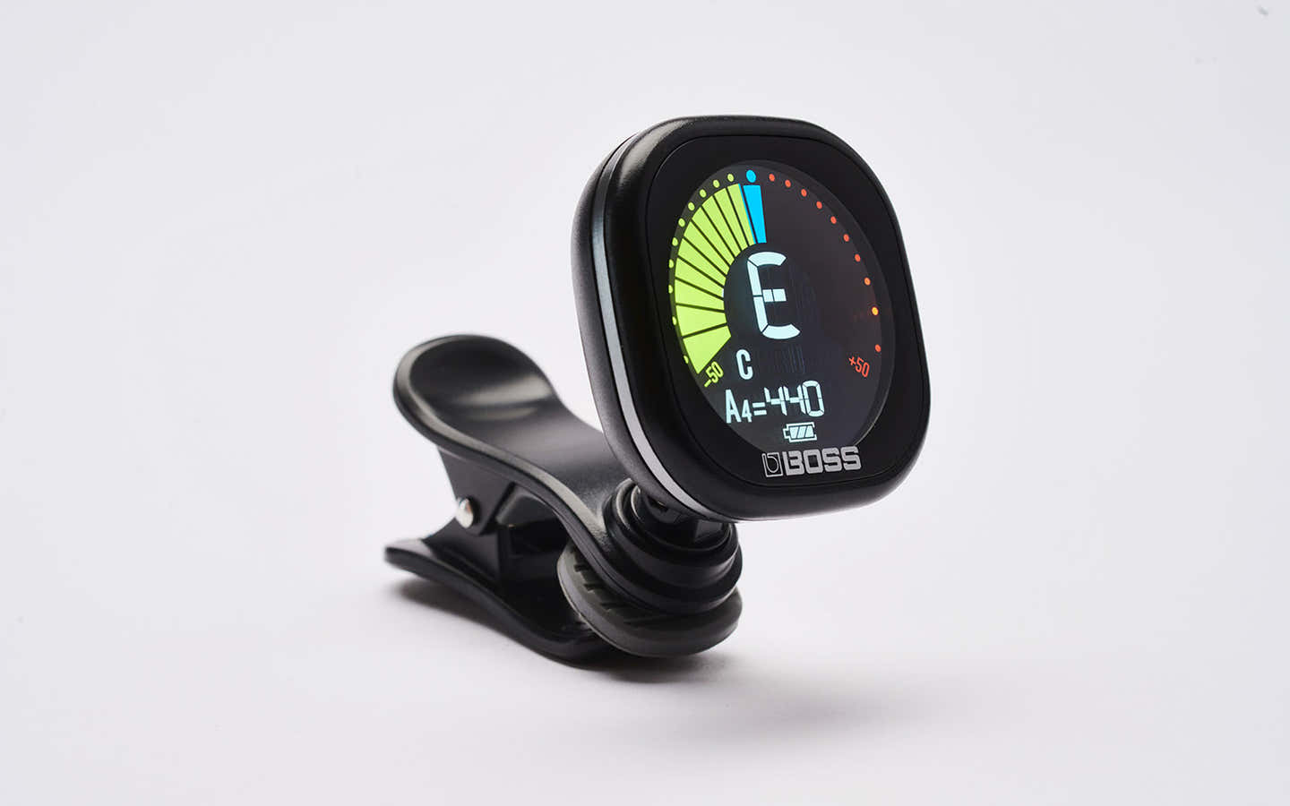 TU-05 PREMIUM QUALITY CLIP ON TUNER WITH FULL COLOUR DISPLAY MULTIPLE TUNING MODES AND RECHARGEABL