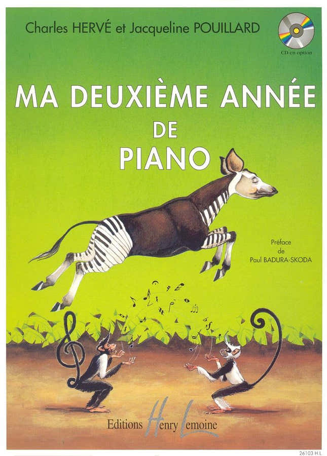 HERVE C. / POUILLARD J. - MA 2EME ANNEE DE PIANO - PIANO