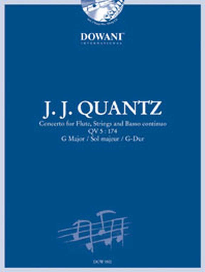 QUANTZ J.J. - CONCERTO QV 5 : 174 IN G MAJOR - FLUTE BC