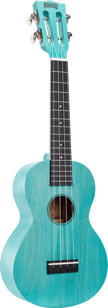 Ukulele Island Concert Aquablau + Hülle
