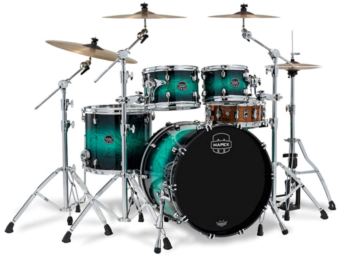 Saturn Vi Stage 22" Marineblau-Türkis Burst