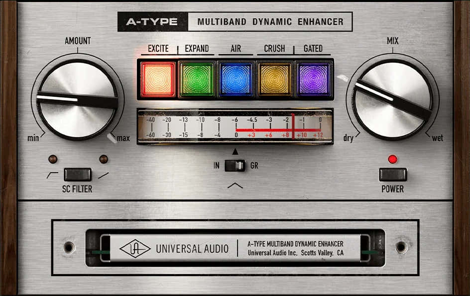 UAD A-Type Mehrband-Dynamik-Enhancer