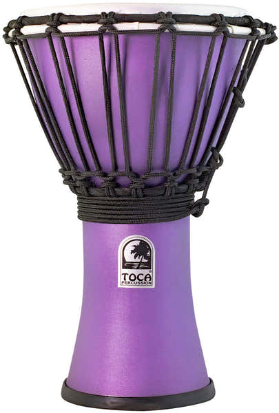 Toca Djembe Freestyle Colorsound Matt Tfcdj-7Mtpr Purple Rain