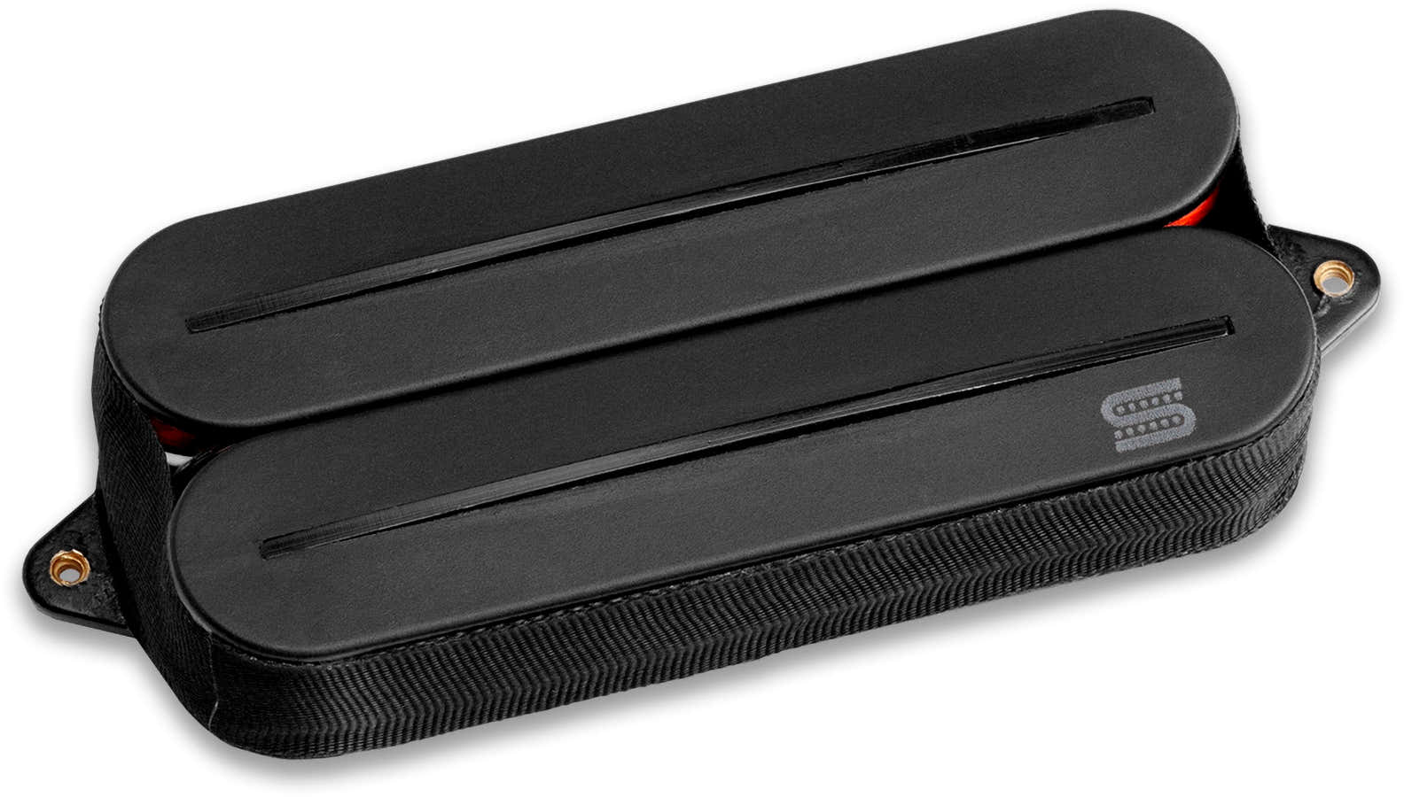 Humbucker 7-saitig Black Jupiter Rails, Signatur von Wes Hauch, Steg, schwarz