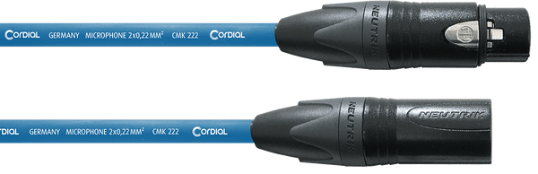 Mikrofonkabel XLR 10 M Blau