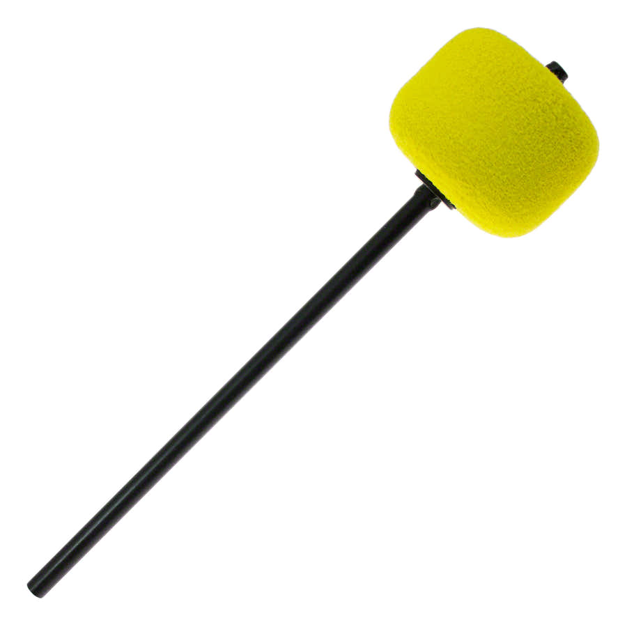 206cky Bassdrum-Pedalschlägel Filz Gelb Schaft Schwarz